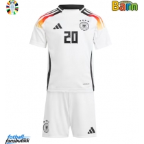 Tyskland Benjamin Henrichs #20 Hjemmedraktsett Barn EM 2024 Kortermet (+ Korte bukser)